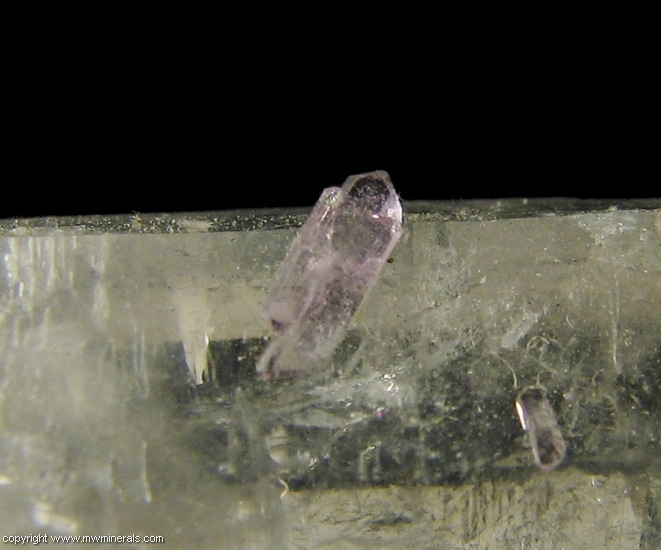 Mineral Specimen: Pink Topaz on Quartz from Brumado. Bahia, Brazil