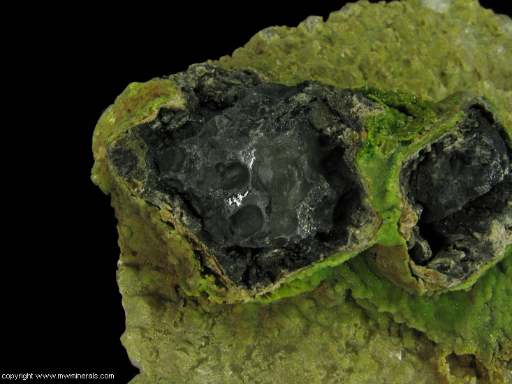 Mineral Specimen: Galena, Cerussite, Pyromorphite and Quartz from Wheatley Mines, Phoenixville Mining District, Schuylkill Township, Chester Co., Pennsylvania, USA