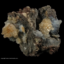Minerals Specimen: Tangerine Quartz Flowers from Sonora, Mexico Minerals Specimen: Tangerine Quartz Flowers from Sonora, Mexico