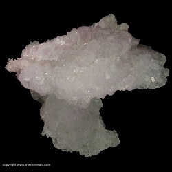 Minerals Specimen: Lilac Amethyst cast after Anhydrite from Planalto, Alto Uruguai region, Rio Grande do Sul, Brazil Minerals Specimen: Lilac Amethyst cast after Anhydrite from Planalto, Alto Uruguai region, Rio Grande do Sul, Brazil