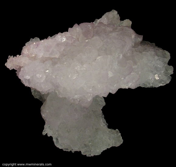 Mineral Specimen: Lilac Amethyst cast after Anhydrite from Planalto, Alto Uruguai region, Rio Grande do Sul, Brazil