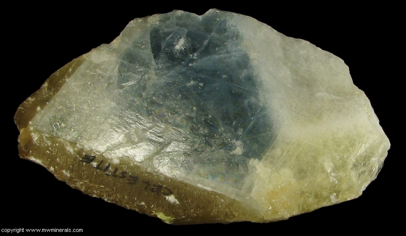 Mineral Specimen: Celestine from Maybee, Monroe County, Micigan