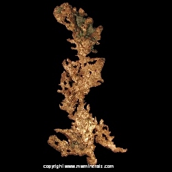 Minerals Specimen: Copper Crystals from Central Mine, Central, Keweenaw County, Michigan, USA Minerals Specimen: Copper Crystals from Central Mine, Central, Keweenaw County, Michigan, USA