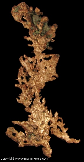 Mineral Specimen: Copper Crystals from Central Mine, Central, Keweenaw County, Michigan, USA