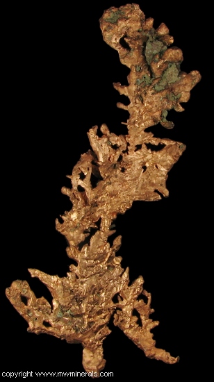 Mineral Specimen: Copper Crystals from Central Mine, Central, Keweenaw County, Michigan, USA