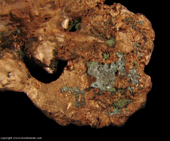Mineral Specimen: Copper Crystals from Central Mine, Central, Keweenaw County, Michigan, USA