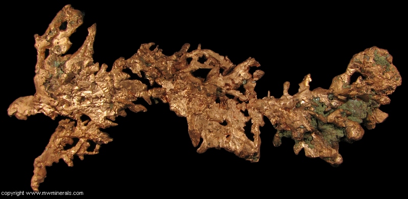 Mineral Specimen: Copper Crystals from Central Mine, Central, Keweenaw County, Michigan, USA