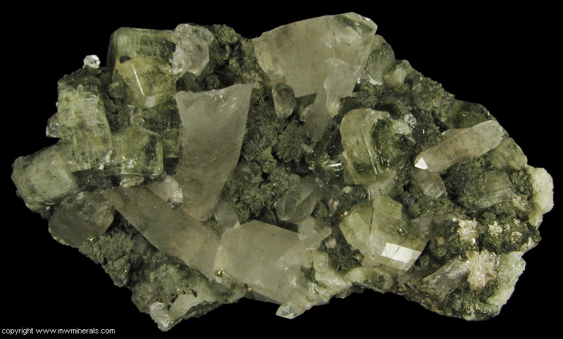 Mineral Specimen: Fluorapatite, Quartz and Mica Group from Panasqueira Mines, Panasqueira, Covilha, Castelo Branco District, Portugal