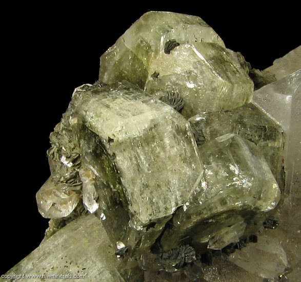 Mineral Specimen: Fluorapatite, Quartz and Mica Group from Panasqueira Mines, Panasqueira, Covilha, Castelo Branco District, Portugal