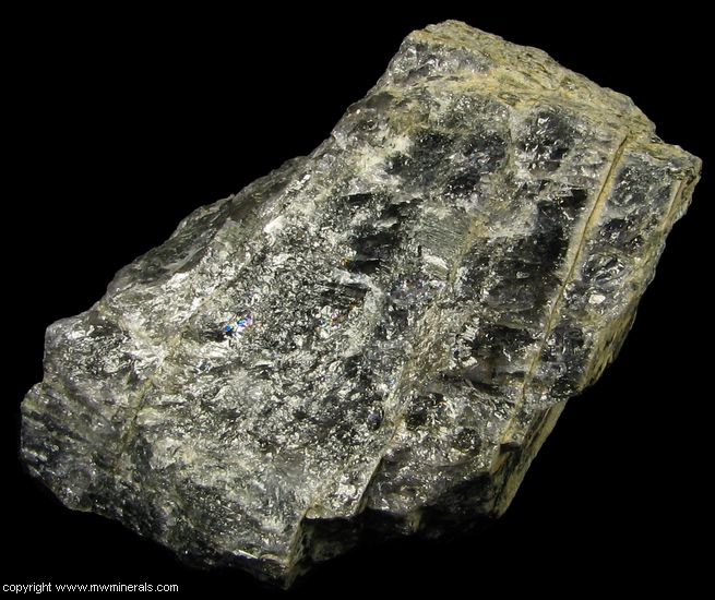 Mineral Specimen: Cordierite (Iolite) from Haddam, Middlesex Co., Connecticut, USA