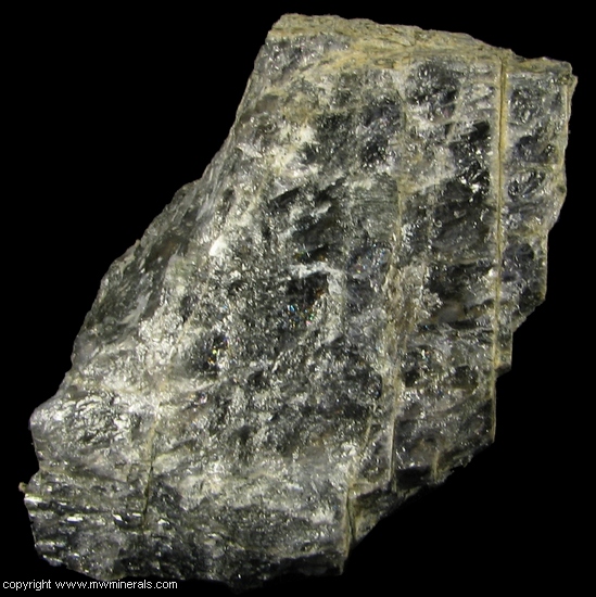 Mineral Specimen: Cordierite (Iolite) from Haddam, Middlesex Co., Connecticut, USA