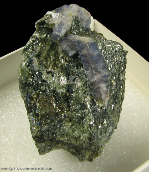 Mineral Specimen: Lawsonite from Reed Station, Tiburon Peninsula, Marin Co., California, USA