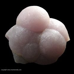 Minerals Specimen: Botryoidal Lilac Fluorite from Minggang Fluorite mine, Shihe District, Xinyang Prefecture, Henan Province, China