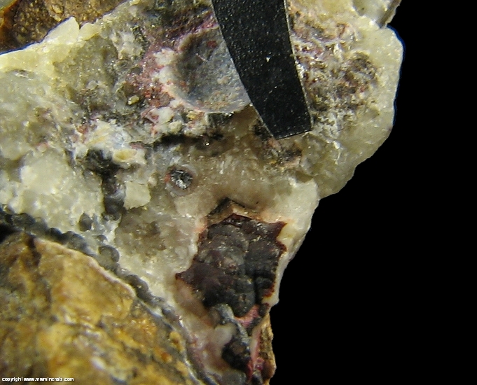 Mineral Specimen: Wattersite and Edoylerite with Cinnabar from Clear Creek claim, Picacho Peak, New Idria District, Diablo Range, San Benito Co., California, USA