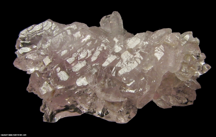 Mineral Specimen: Rose Quartz  Floater Crystals from Pitorra claim, Laranjeiras, Galileia, Doce valley, Minas Gerais, Brazil
