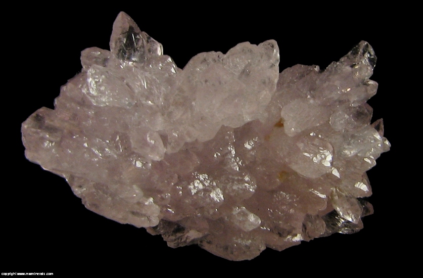 Mineral Specimen: Rose Quartz  Floater Crystals from Pitorra claim, Laranjeiras, Galileia, Doce valley, Minas Gerais, Brazil