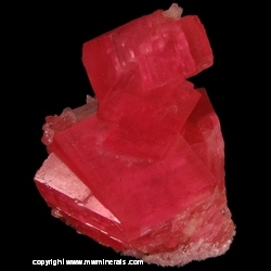 Minerals Specimen: Rhodochrosite from Sweet Home Mine, Alma, Park Co, Colorado Minerals Specimen: Rhodochrosite from Sweet Home Mine, Alma, Park Co, Colorado