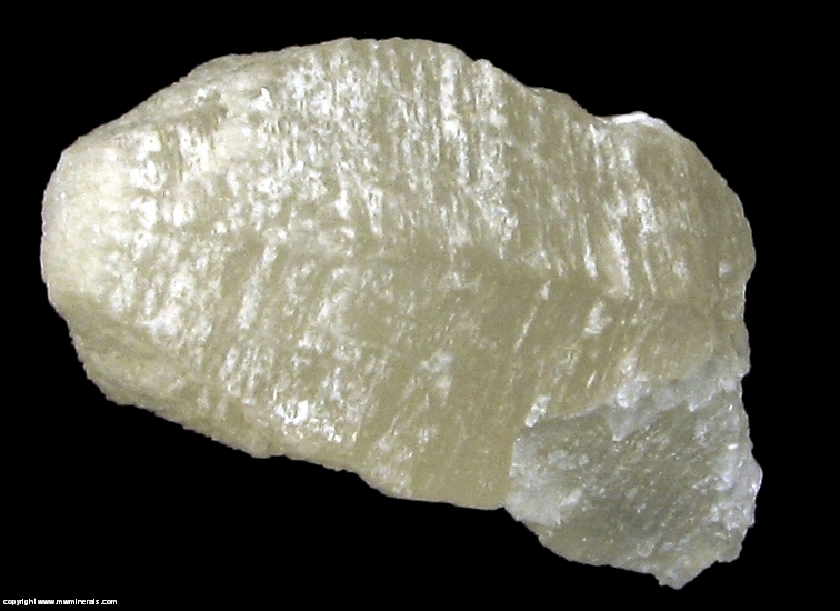 Mineral Specimen: Witherite Crystal from Minerva # 1 Mine, Cave-in-Rock, Hardin County, Illinois