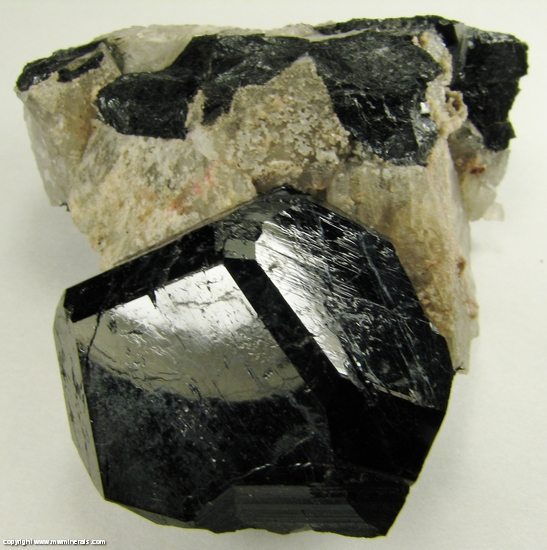 Mineral Specimen: Uvite Tourmaline from Power's Farm, Pierrepont, St. Lawrence Co., New York, USA