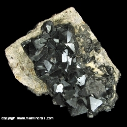 Minerals Specimen: Magnetite Crystals from Mina Huaraniquina, Cerro Huanaquino, Potosi Department, Bolivia Minerals Specimen: Magnetite Crystals from Mina Huaraniquina, Cerro Huanaquino, Potosi Department, Bolivia