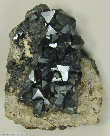 Mineral Specimen: Magnetite Crystals from Mina Huaraniquina, Cerro Huanaquino, Potosi Department, Bolivia