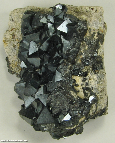 Mineral Specimen: Magnetite Crystals from Mina Huaraniquina, Cerro Huanaquino, Potosi Department, Bolivia