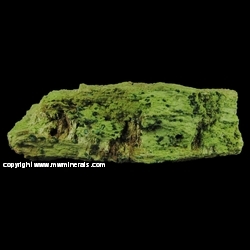 Minerals Specimen: Gillardite on Gaspeite from 132 North Mine, Widgiemooltha, Western Australia, Australia