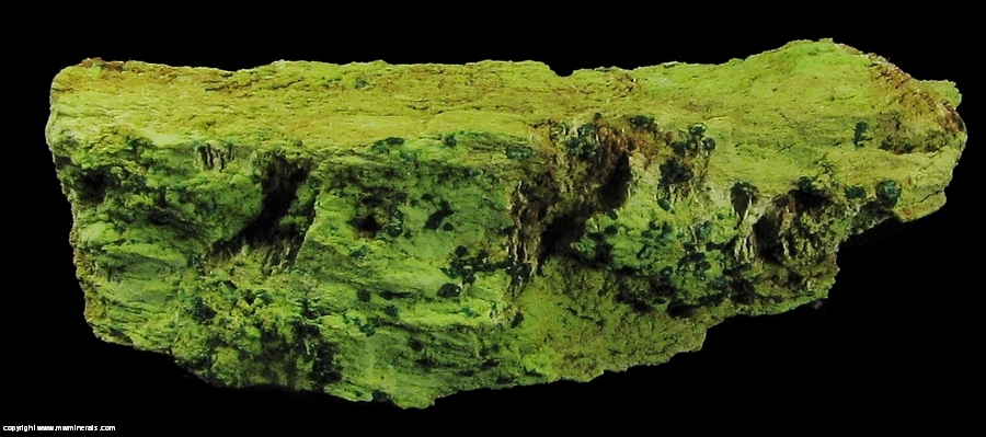 Mineral Specimen: Gillardite on Gaspeite from 132 North Mine, Widgiemooltha, Western Australia, Australia