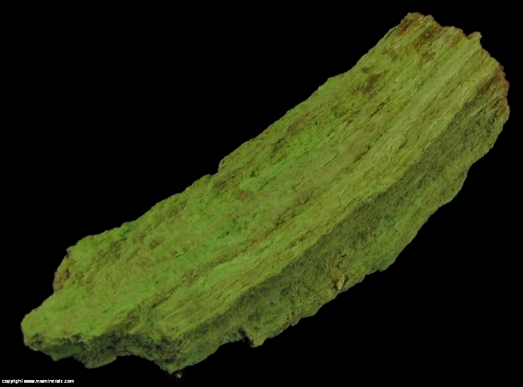 Mineral Specimen: Gillardite on Gaspeite from 132 North Mine, Widgiemooltha, Western Australia, Australia
