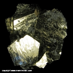 Minerals Specimen: Pyritohedral Pyrite with unknown Sulfide from Huanzala Mine, Huallanca District, Dos de Mayo Province, Huanuco Department, Peru Minerals Specimen: Pyritohedral Pyrite with unknown Sulfide from Huanzala Mine, Huallanca District, Dos de Mayo Province, Huanuco Department, Peru