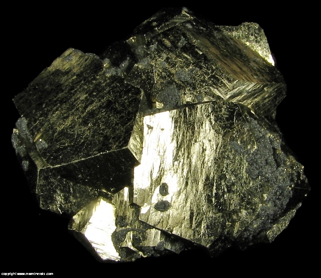 Mineral Specimen: Pyritohedral Pyrite with unknown Sulfide from Huanzala Mine, Huallanca District, Dos de Mayo Province, Huanuco Department, Peru