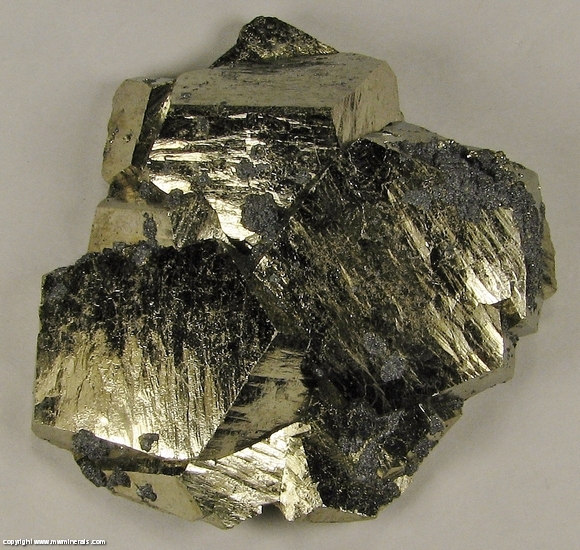 Mineral Specimen: Pyritohedral Pyrite with unknown Sulfide from Huanzala Mine, Huallanca District, Dos de Mayo Province, Huanuco Department, Peru