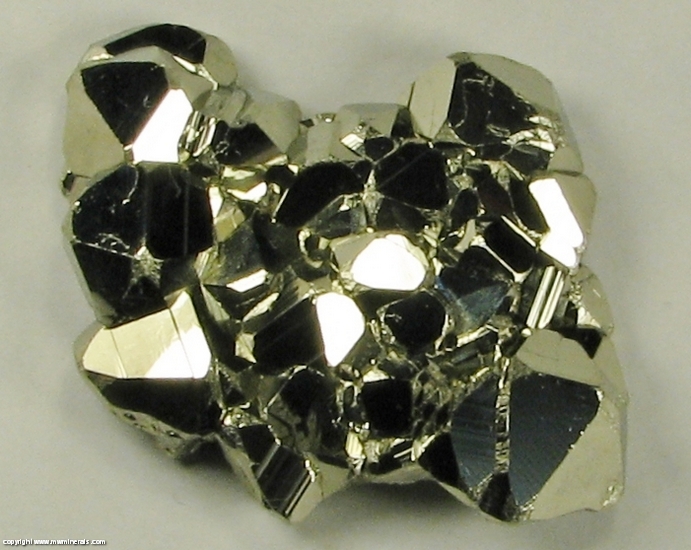Mineral Specimen: Pyrite from Huanzala Mine, Huallanca District, Dos de Mayo Province, Huanuco Department, Peru