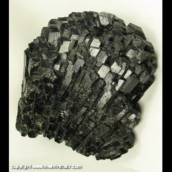 Minerals Specimen: Dravite Tourmaline from May Downs Station, Mount Isa district, Mount Isa - Cloncurry area, Queensland, Australia Minerals Specimen: Dravite Tourmaline from May Downs Station, Mount Isa district, Mount Isa - Cloncurry area, Queensland, Australia
