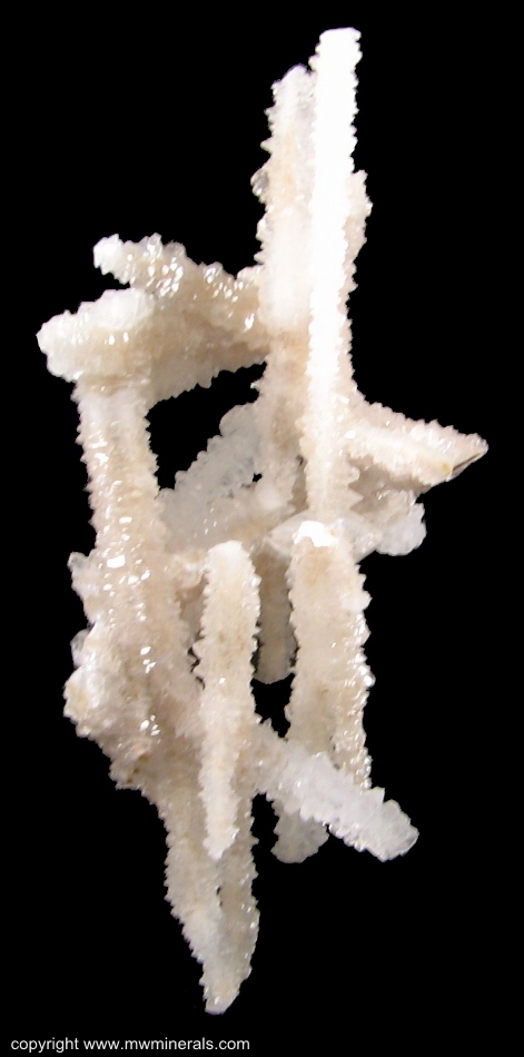Mineral Specimen: Skeletal Calcite from Nikolaevskiy Mine, Dal'negorsk, Primorskiy Kray, Far-Eastern Region, Russia