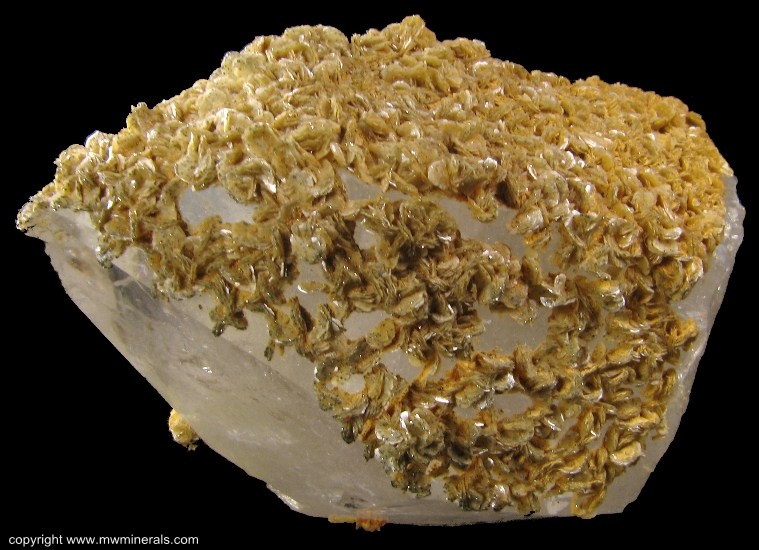 Mineral Specimen: Siderite on Quartz from Panasquiera Mines, Panasquiera, Portugal