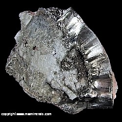 Minerals Specimen: Hematite variety: Black Diamond from Sherwood Mine, Iron County, Michigan USA