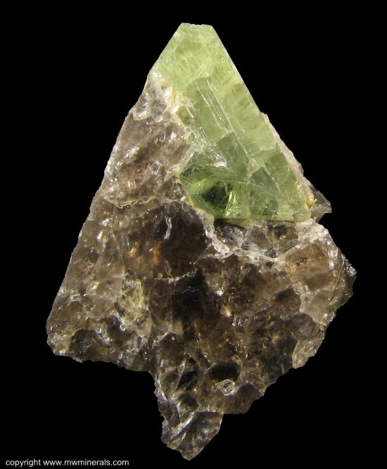 Mineral Specimen: Chrysoberyl Twinned variety: Cat's Eye from Rio das Pratinhas, Arataca, Bahia, Brazil