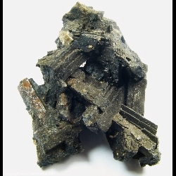 Minerals Specimen: Birnessite pseudomorph after Serandite from Mont Saint-Hilaire, Rouville RCM, Monteregie, Quebec, Canada