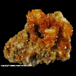 Minerals Specimen: Wulfenite with Vanadinite from Chihuahua, Mexico Minerals Specimen: Wulfenite with Vanadinite from Chihuahua, Mexico