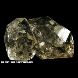 Minerals Specimen: Herkimer Diamonds from Herkimer, New York, USA