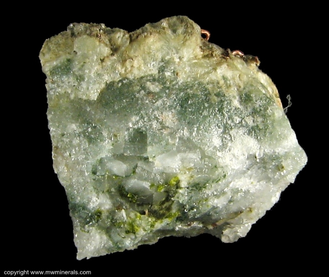 Mineral Specimen: Copper Wire Crystal on Quartz from Osceola Mine, Osceola, Houghton County, Michigan, USA
