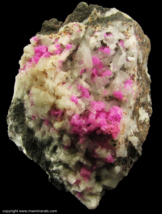 Mineral Specimen: Cobaltoan Dolomite from Imiter Mine, Boumalne-Dades, Ouarzazate Province, Souss-Massa-Draa Region, Morocco