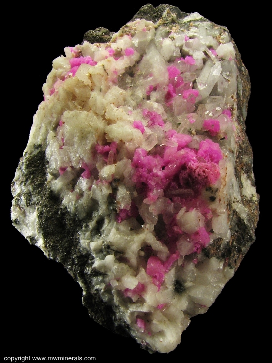 Mineral Specimen: Cobaltoan Dolomite from Imiter Mine, Boumalne-Dades, Ouarzazate Province, Souss-Massa-Draa Region, Morocco