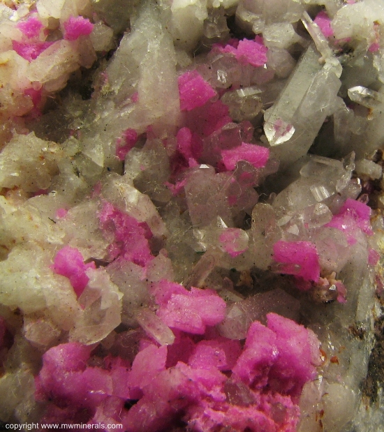 Mineral Specimen: Cobaltoan Dolomite from Imiter Mine, Boumalne-Dades, Ouarzazate Province, Souss-Massa-Draa Region, Morocco