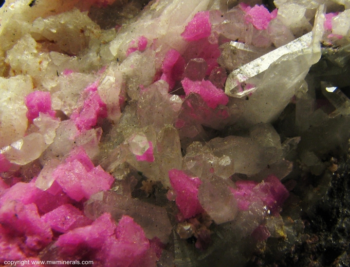 Mineral Specimen: Cobaltoan Dolomite from Imiter Mine, Boumalne-Dades, Ouarzazate Province, Souss-Massa-Draa Region, Morocco