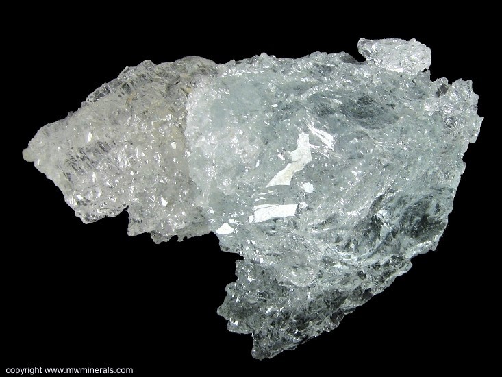 Mineral Specimen: Bi-Color Beryl (Aquamarine with a pale Morganite section) from Conselheiro Pena, Doce valley, Minas Gerais, Brazil