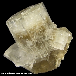 Minerals Specimen: Goshenite with included Albite from Erongo Mountain, Erongo Region, Namibia Minerals Specimen: Goshenite with included Albite from Erongo Mountain, Erongo Region, Namibia