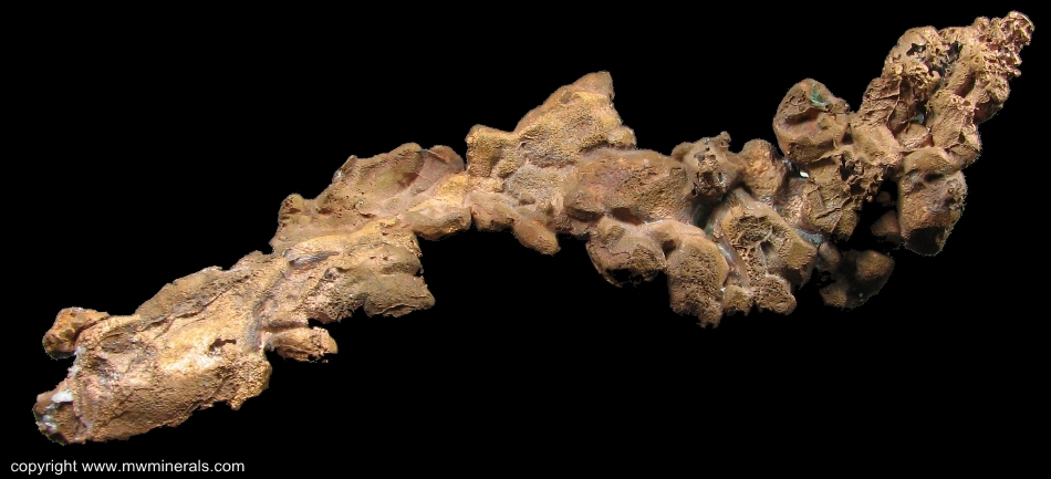 Mineral Specimen: Copper Crystals from Lake Superior Copper District, Michigan, USA