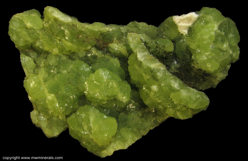 Mineral Specimen: Prehnite from Lane & Sons Traprock quarries, Westfield, Hampden County, Massachusetts, USA
